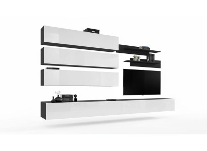 Dzīvojamā istaba mēbeles Luxury Living Wall Designer Suite TV Stand Wall Cabinet