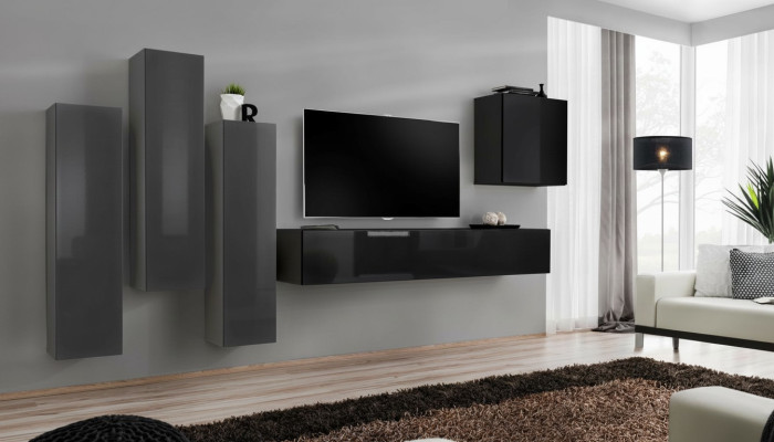 Dizaina dzīvojamā siena TV statīvs 3x sienas skapis sideborda skapis luksusa mēbeles