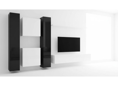 Baltā sienas ietvari dizainera dzīvojamai istabai TV stends Sideboard