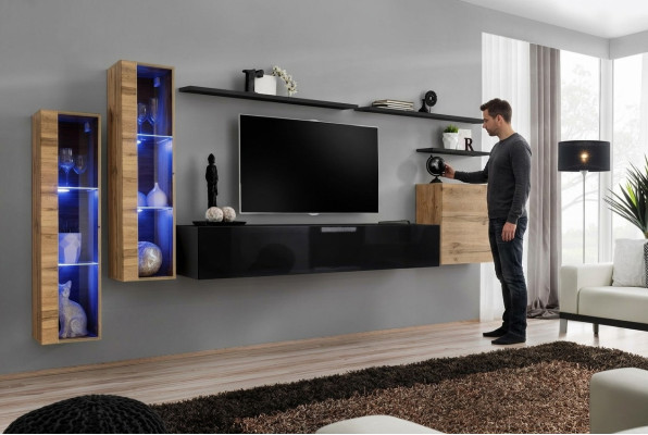 Luksusa mēbeles dzīvojamo sienas skapis dizaina durvju skapis iekārtojums TV statīvs