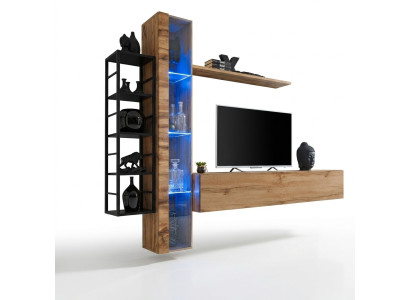 Braun dizaina dzīvojamā siena luksusa dzīvojamā istabas mēbeles Komplektācijas komplekts Sideboard mēbeles