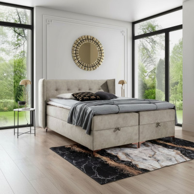 Iekārtojums guļamistaba Polsterbett Luksusa Boxspringbett Double Design Mebeles