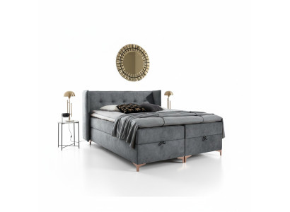 Boxspring gulta 160x200 cm Polstermöbel Luxus Bett Schlafzimmer Stil Modern