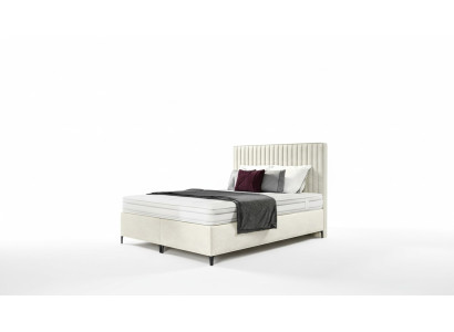 Dizainera gulta Divguļamā gulta Luksusa guļamistabas auduma gulta 160x200cm Modernais stils