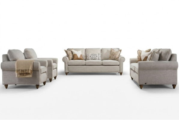 Dzīvojamā Istaba Sofas Komplekts Moderns Dizains Mēbeles 2 dīvāni 3-vietīgi 2 krēsli