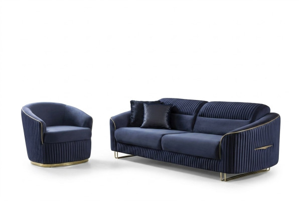 Sofas komplekts 3+1 vietu mēbeles Moderns dizains Jauns 2 gabalu auduma dīvāns