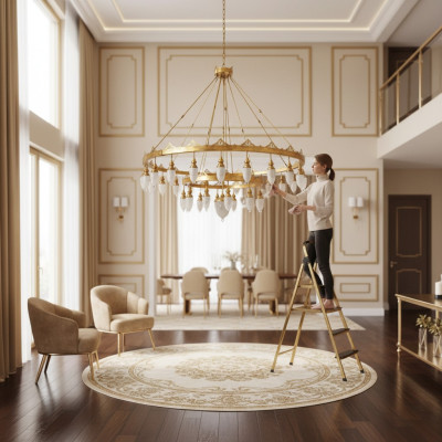 Lielā gaisma lampa ķeltnieks luksusa lampas xxl griestu lampa 240x270.