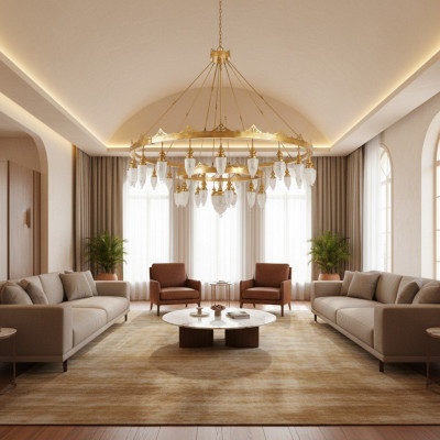 Lielā gaisma lampa ķeltnieks luksusa lampas xxl griestu lampa 240x270.