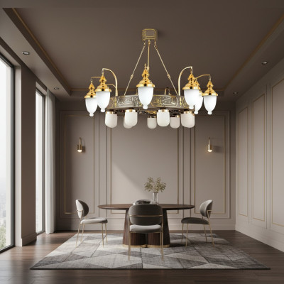 Spuldzes Spuldze Kronšķītdakša Lampas griestu lampa Kristāllampa 125x135