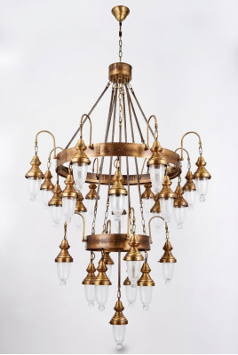 Gaisma Kronšvītras lustrs Spuldzes Kristālsa lampa griestu lampa Lampas 120x250