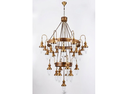 Gaisma Kronšvītras lustrs Spuldzes Kristālsa lampa griestu lampa Lampas 120x250