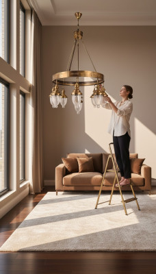 Lustra Pakarzplīšu Lustra Kristāllampa Griestu lampa Lampas 80x125