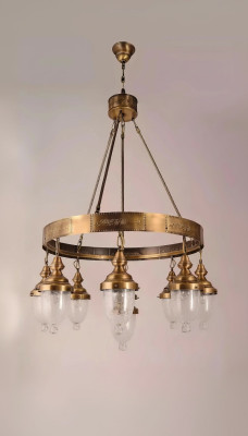 Lustra Pakarzplīšu Lustra Kristāllampa Griestu lampa Lampas 80x125