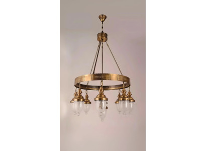Lustra Pakarzplīšu Lustra Kristāllampa Griestu lampa Lampas 80x125