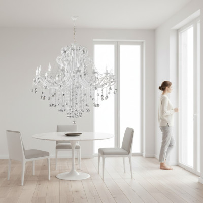 Gaisma plafondam lampa kristāllu lampa lampa gaisma 132x165