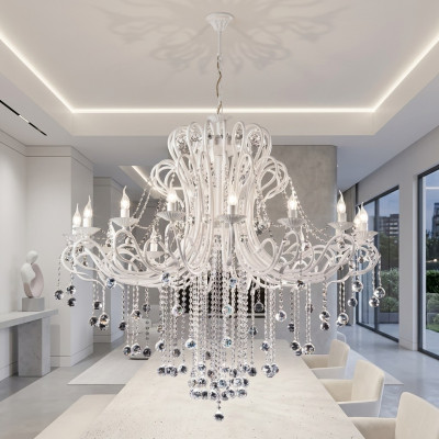 Gaisma plafondam lampa kristāllu lampa lampa gaisma 132x165