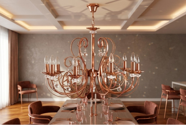 Lustra Gaisma Pakaramais Gaismeklis Luksusa Dzīvojamā Istaba Lampa Gaismas Avoti 89x80