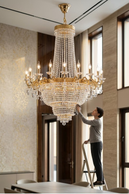 Lampas, padeklas, kristāllampa, griestu lampa 98x150