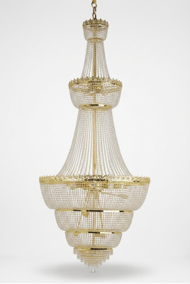 Spuldzes Gaisma Lustris Lukturi Griestu lampa Gaisma Kristāla lampa 100x290