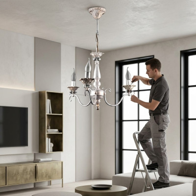 Lustrs Kristāls Moderns Interjers Lustrs Lampa Griestu Lampa