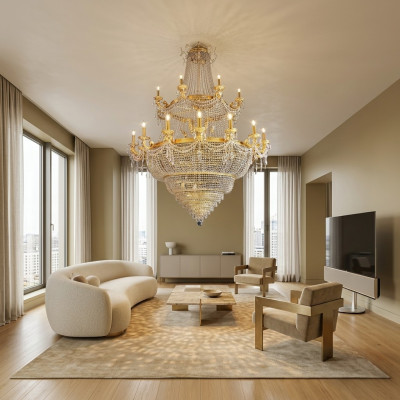 Spuldzes lampas Lustrs Kristāla lampa Lukturi Griestu lampa Lampa 135x230