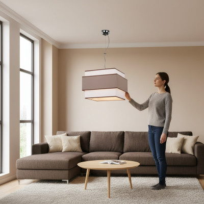 Gultņa lampa modernai pakaramā lampai dzīvojamajā istabā ēdamistabā luksusa lampa gaismeklis