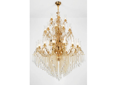 Kroneļļ Kvarcas Dzīvojamais Istabas Griestu Lampa Lielas Vilas Lampas 160x280