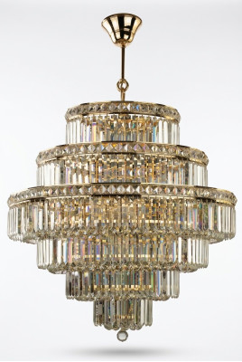 Lampa Pakaramais gaismeklis Lustra Griestu lampa Lampas Kristāllampa 80x105