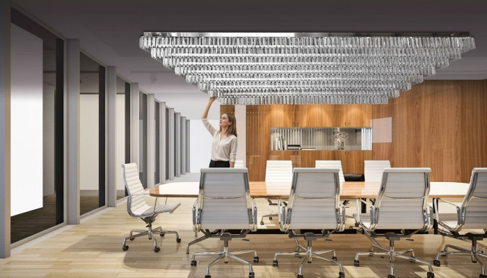 Kronšķēlāmpa XXL gaismeklis sienas lampa gaisma 100x200.