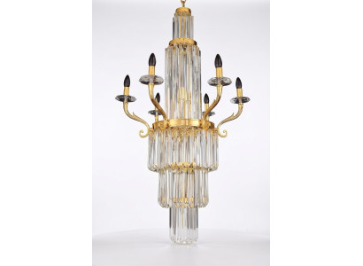 Kronšteins Moderne kābju lampa griestu lampa Luksusa zirneklis Foajē
