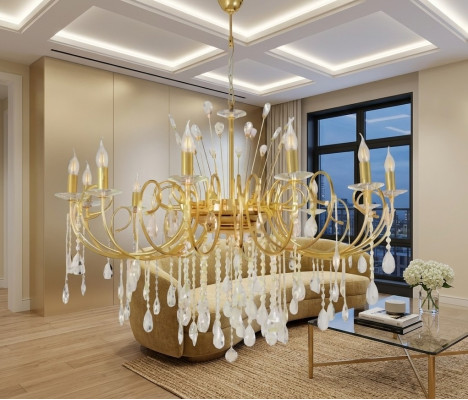 Spuldzes Lampa Gaismeklis Mēbeles Lampas Griestu lampas Griestu lampa Kroņlustrs
