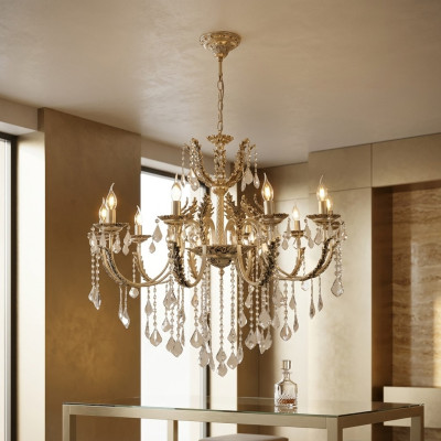 Gaisma plafondam, lampu kronštemšu, kristāla lampa, griestu lampa, lampes 97x130