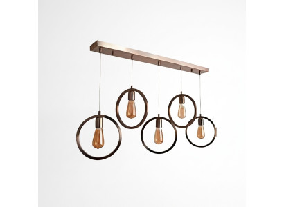 Pendellampa Melna eleganta griestu lampa 70x90cm dzīvojamā istaba apgaismojums
