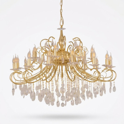 Gaisma Kronu lustra lampa Kristāllampa Griestu lampa Lampas 115x125