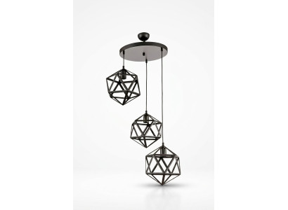 Svarta svītra gaisma dzīvojamajā istabā eleganta griesti lampa gaismeklis
