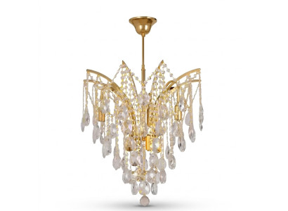 Kristāla kronštelis griestu lampa lampa gaismas metāla griestu lampa