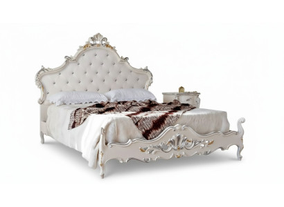 Gulta Pildspīlēs dizains Luksusa divguļamie gultas Chesterfield koka mēbeles skapji
