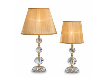 Klasiska kristāla galda lampa Kristāla krons stila lampa Jauna