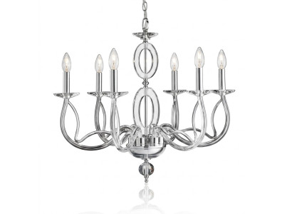 Kristāla karogs Klasiskais lustrs Lampa Griestu lampu