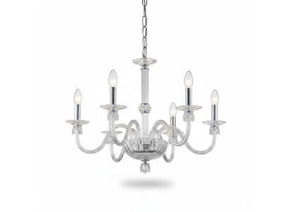 Gredzenveida kristāla lustra Kristāla lampa Lustra lampa