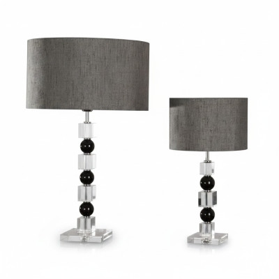 Art déco stila galda lampa Lampas Lustra Kristāla galda lampas