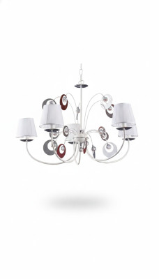 Luksusa 4x lampu kroņa lustra griestu lampa Art deco Bāla Jauna