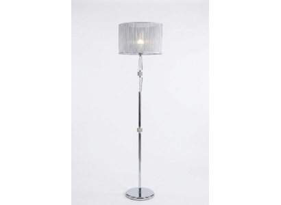 Elegantu stāvlampu statīvs Luksusa lampu statīvs Sudraba krāsā 180 cm