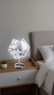 Eleganta galda lampa Moderns kristāla kronšteins Pelēka galda lampa jauna