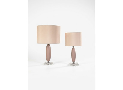 Klasiskā beige kristāla galda lampa plīseņu žurnālu galda lampa birojā lampa