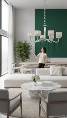 Luksusa klasiskais plafona lustras gaismeklis baltā krāsā Kāruma lusters lampa