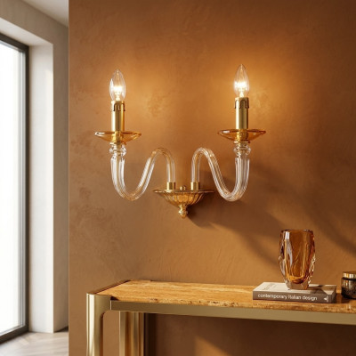 Sienas lampa Gaismas kronu luste Sienas lampa Lusters Sienas lampa Kristāllampa