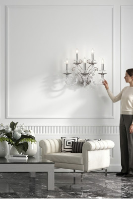 Luksusa dizaina sienas lampa Klasiska sienas gaisma Sienas lampa