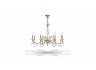 Kronšķe Debesu lampa 8x Lampas Luksusa griestu lampa lampa Lustērs Kristāls