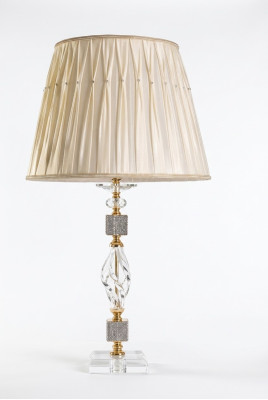 Luksusa lampas galda lampa eleganta Beža galds Kristāls jauns
